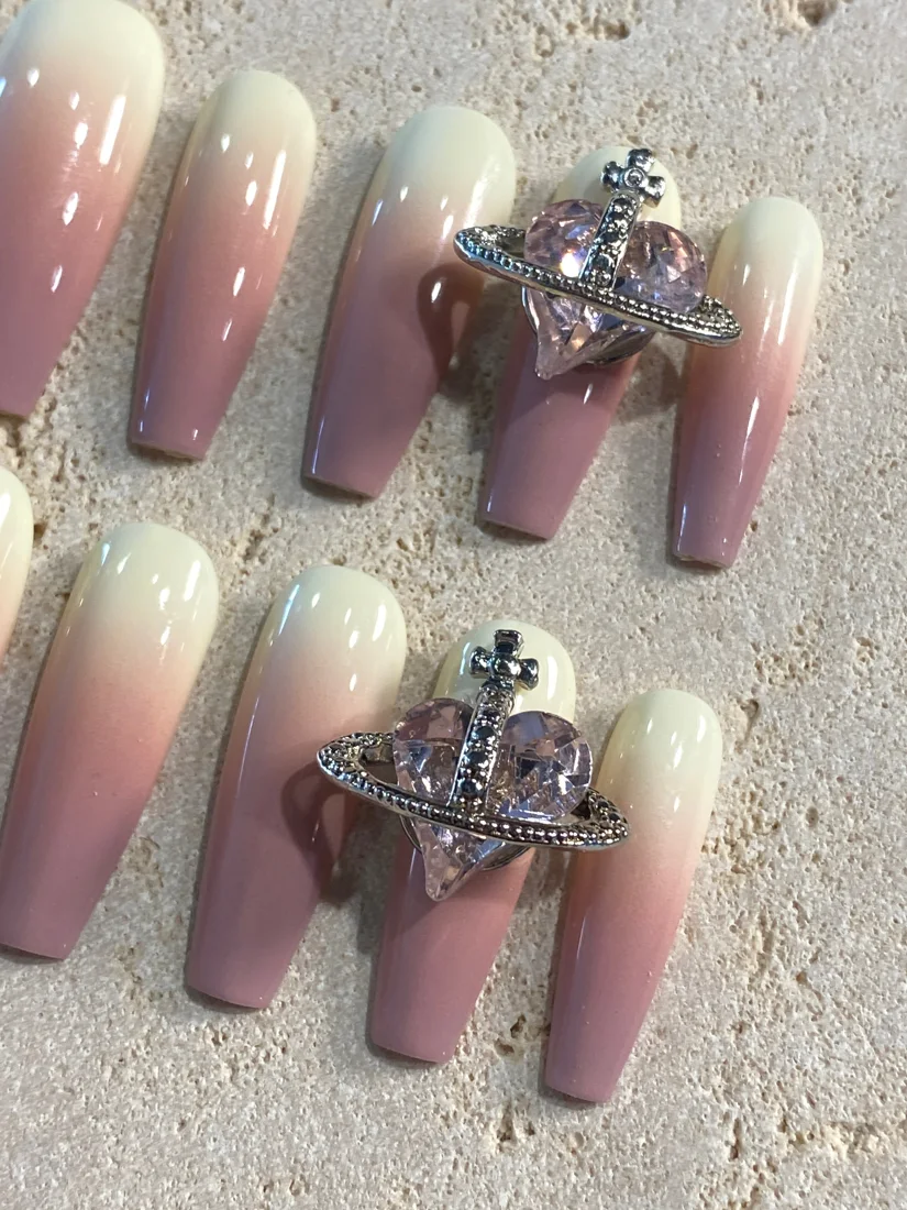 Strawberry Cake Press On Nails detail 3