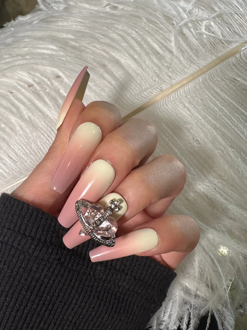 Strawberry Cake Press On Nails detail 2