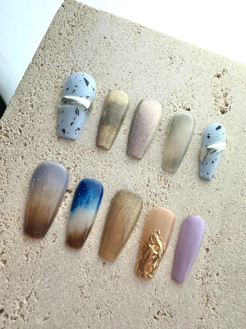 Love Mix Press On Nails detail 4