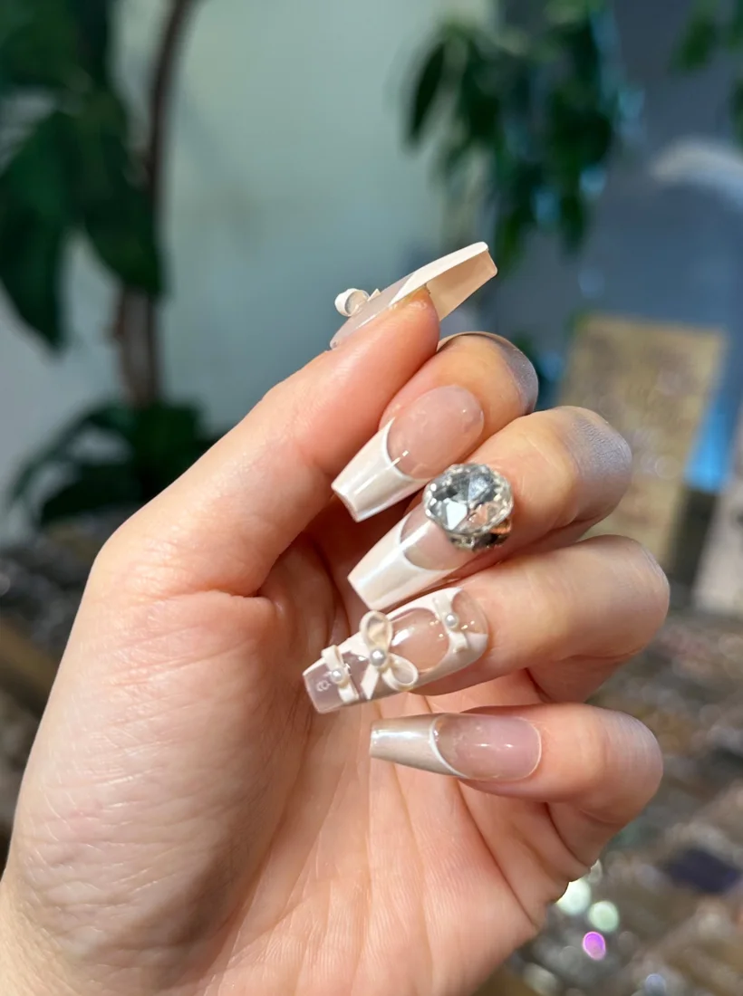 Coquette Lover Press On Nails detail 6