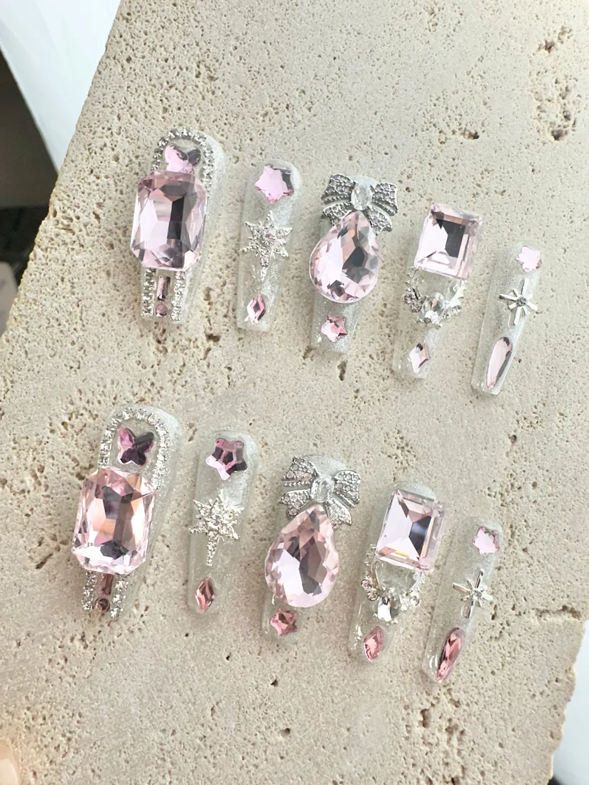Bling bling Fantasy Press On Nails detail 7