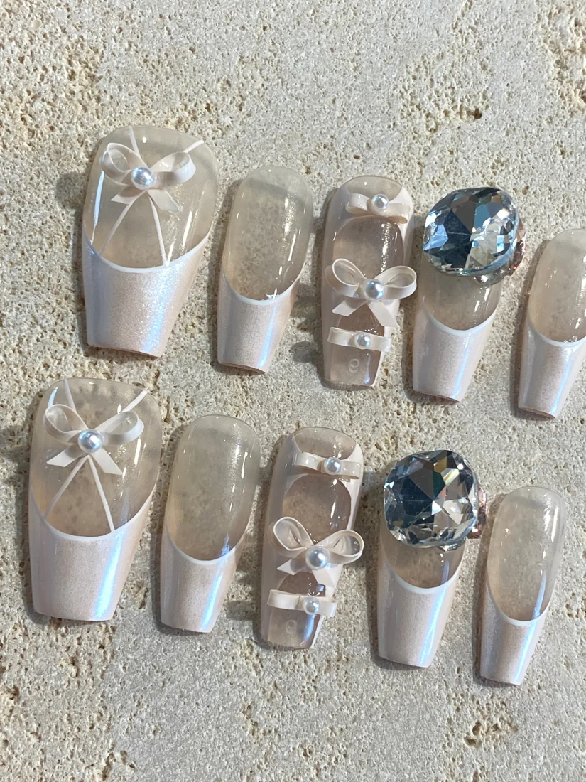 Coquette Lover Press On Nails detail 3