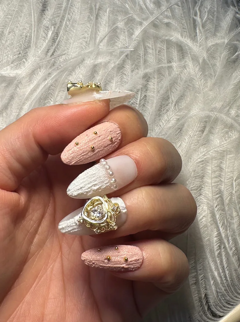 Ribbon Dream Press On Nails detail 4