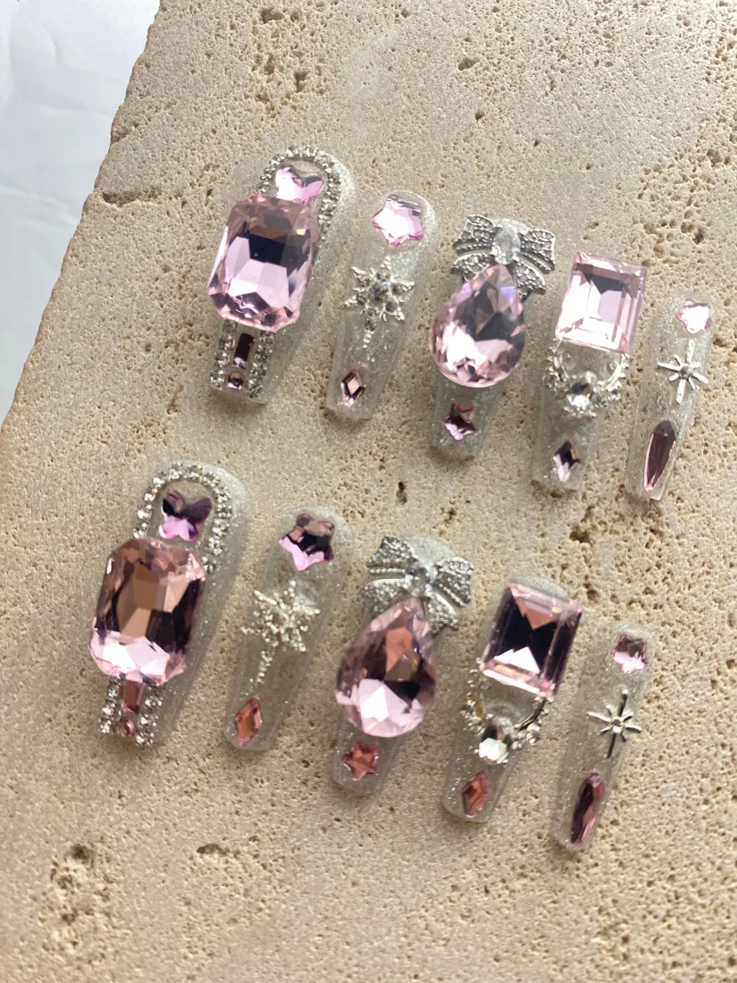 Bling bling Fantasy Press On Nails detail 3