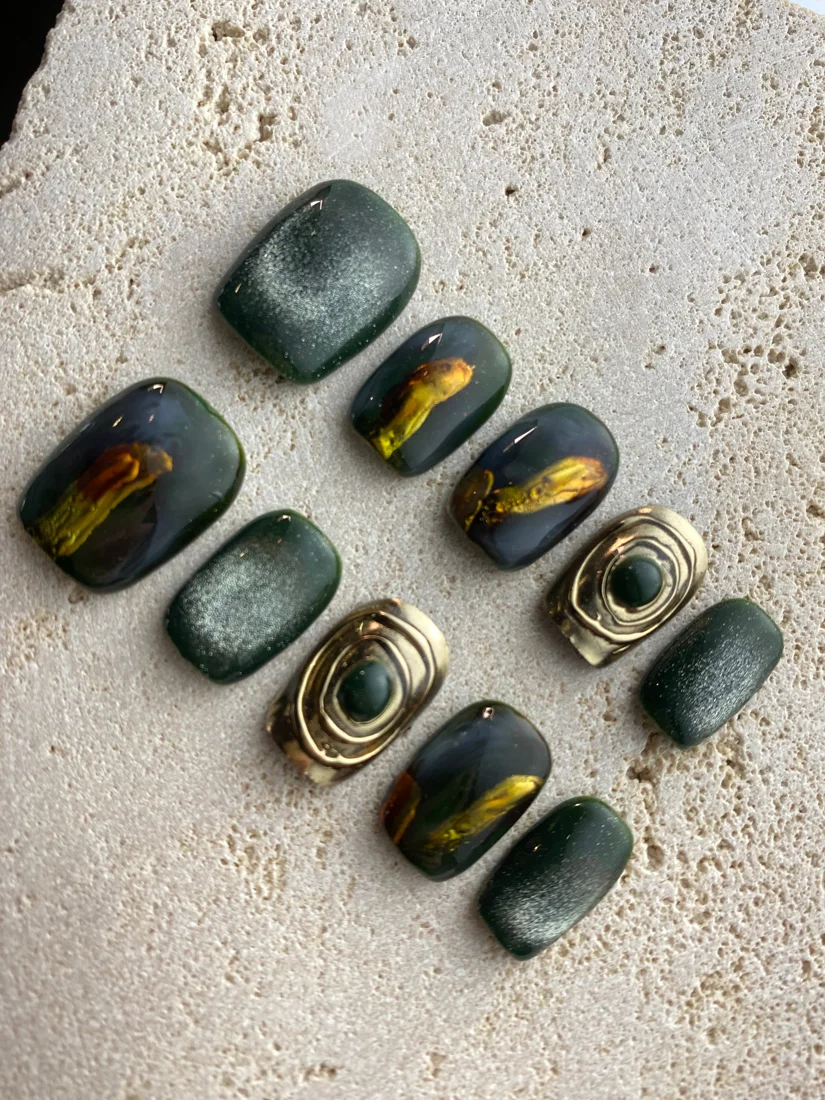 Galaxy Dawn Press On Nails detail 8