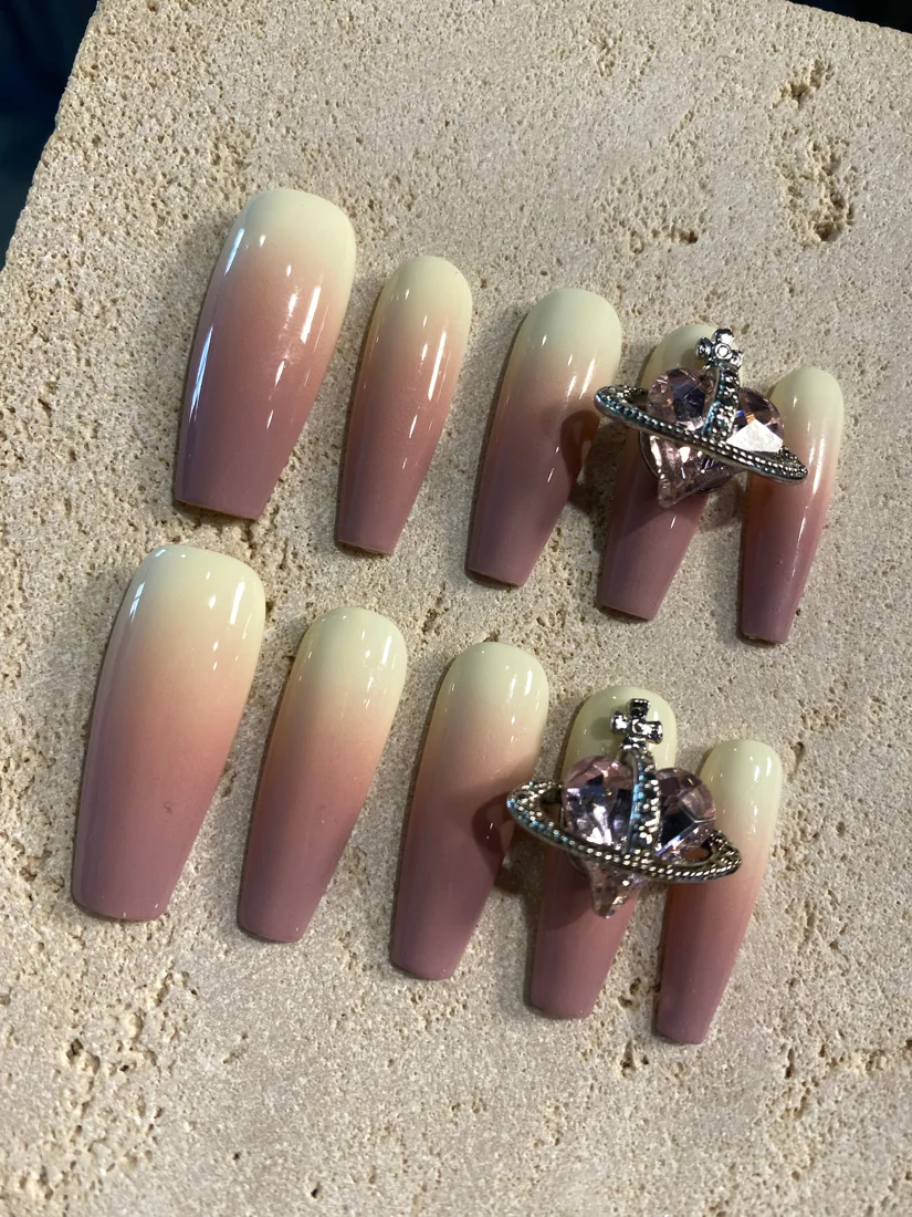 Strawberry Cake Press On Nails detail 5