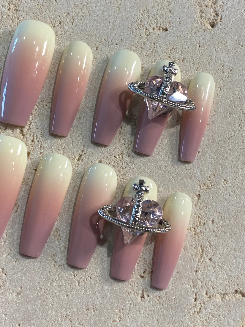 Strawberry Cake Press On Nails detail 4