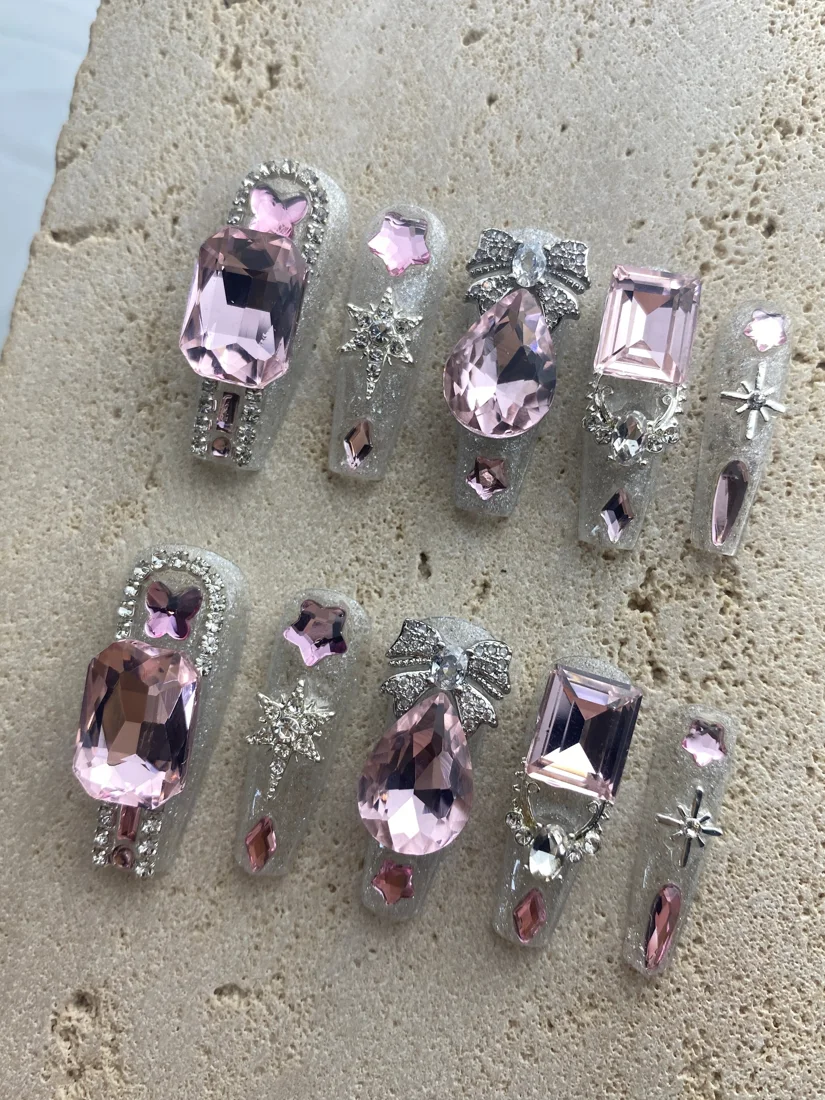 Bling bling Fantasy Press On Nails detail 2