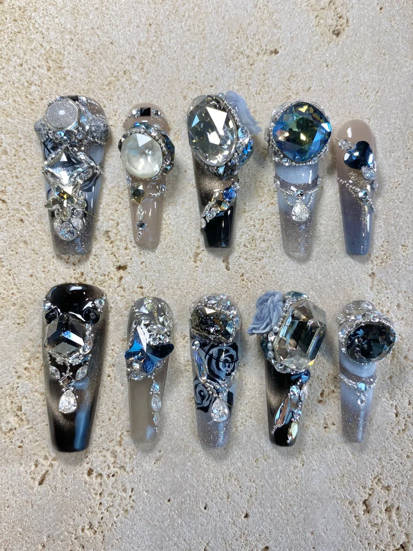 Million Dollar Baby Press On Nails detail 4
