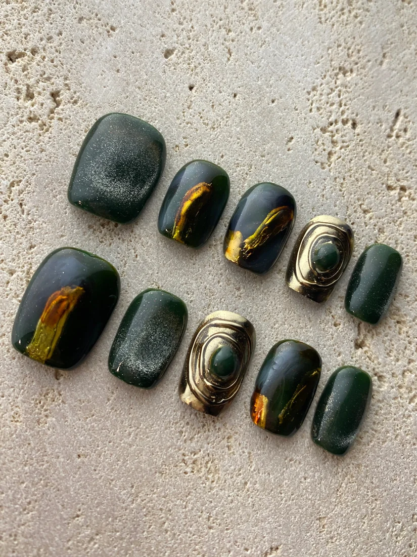 Galaxy Dawn Press On Nails detail 3