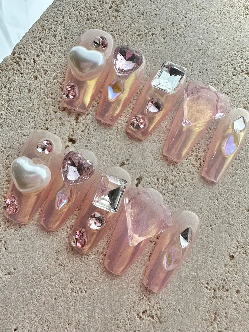 Valentine Baby Press On Nails detail 3