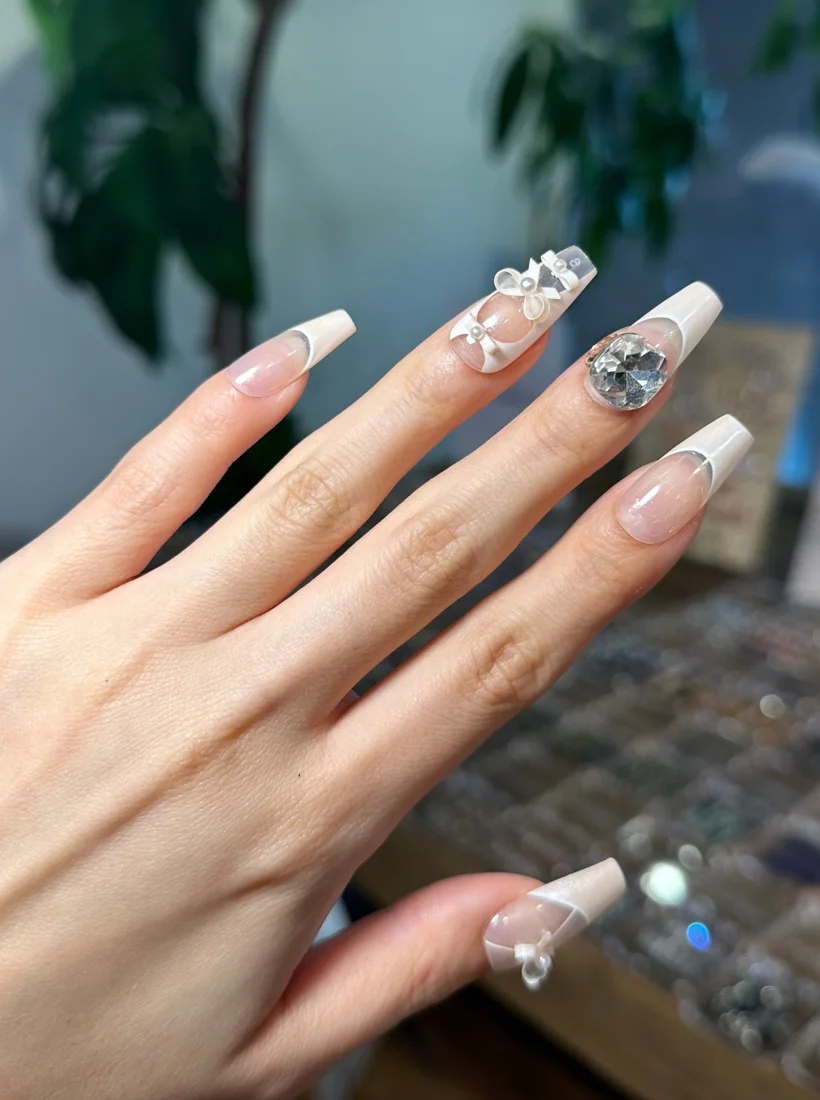 Coquette Lover Press On Nails detail 2