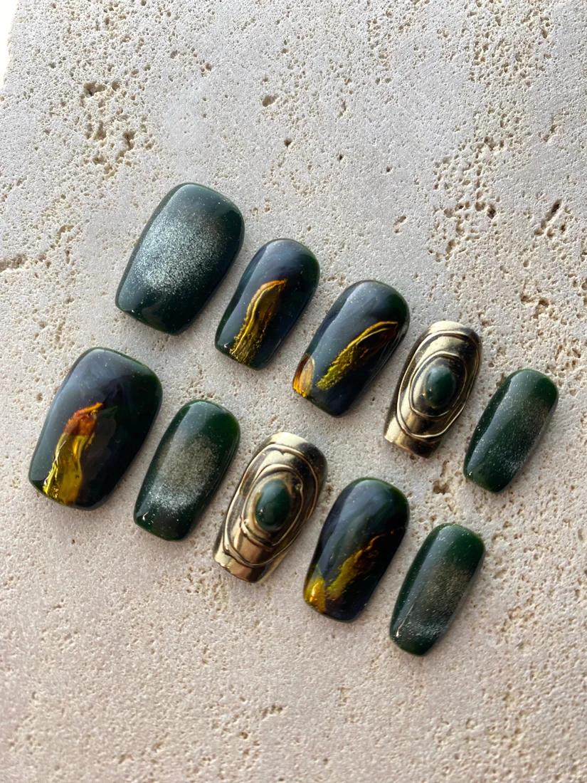 Galaxy Dawn Press On Nails detail 6