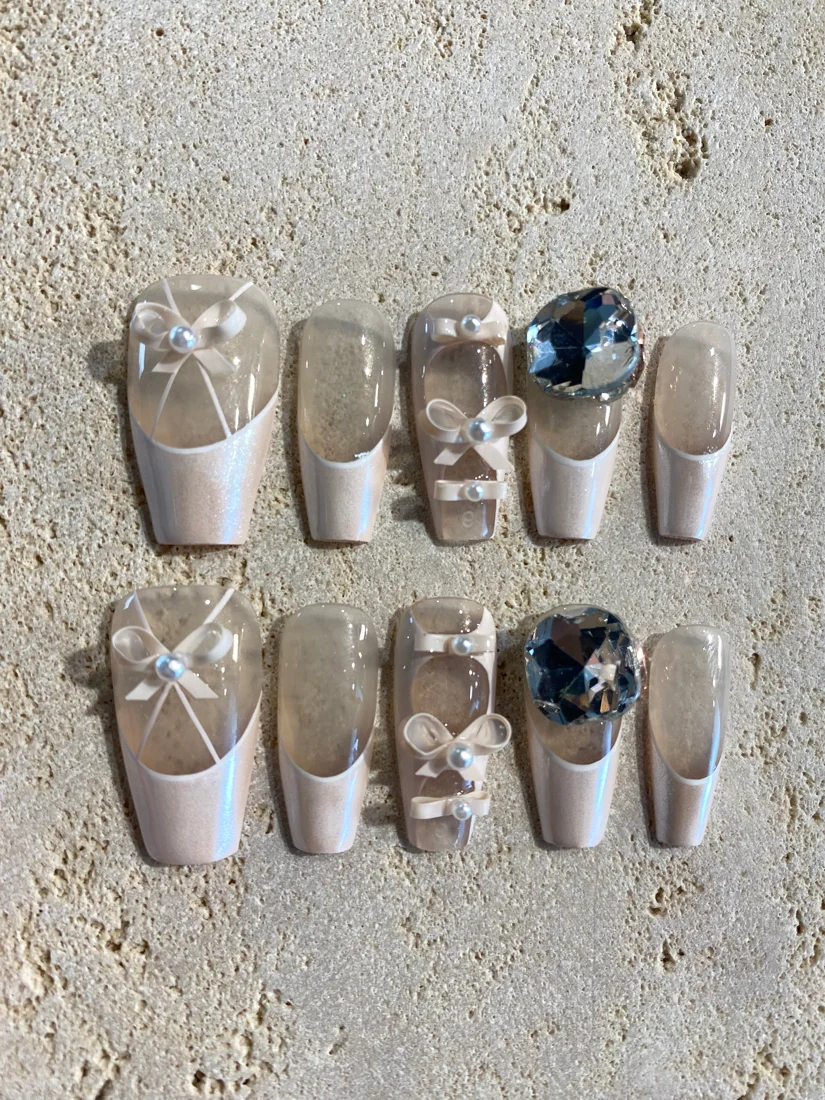 Coquette Lover Press On Nails detail 5