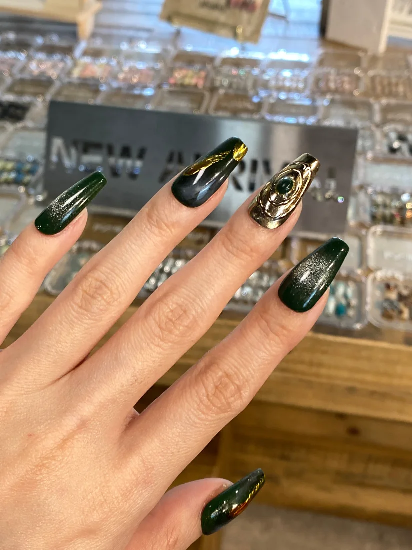 Galaxy Dawn Press On Nails detail 2