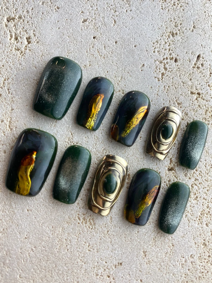 Galaxy Dawn Press On Nails detail 7