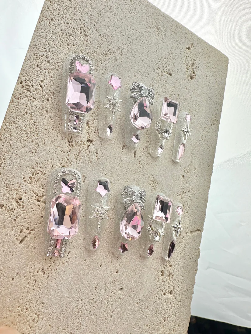 Bling bling Fantasy Press On Nails detail 5