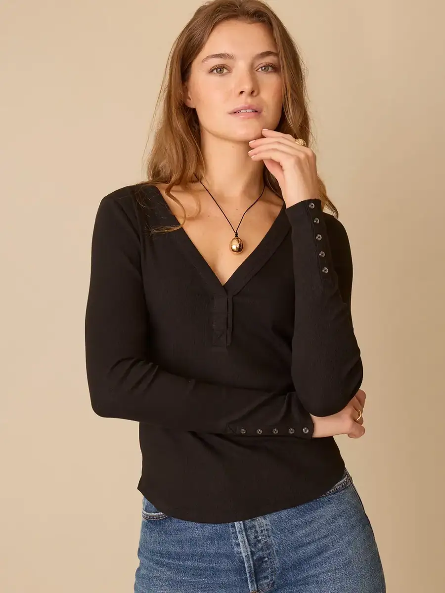 Long Sleeve Carter Top