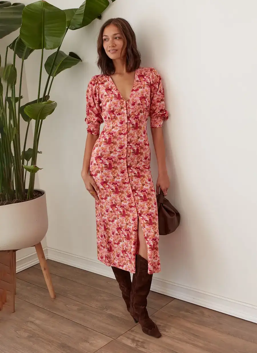 Printed Greta Dress