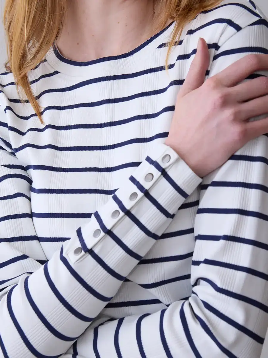 Striped Sabine Long Sleeve Top