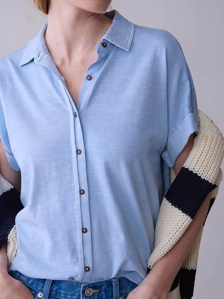 Washed Short Sleeve Avery Shirt